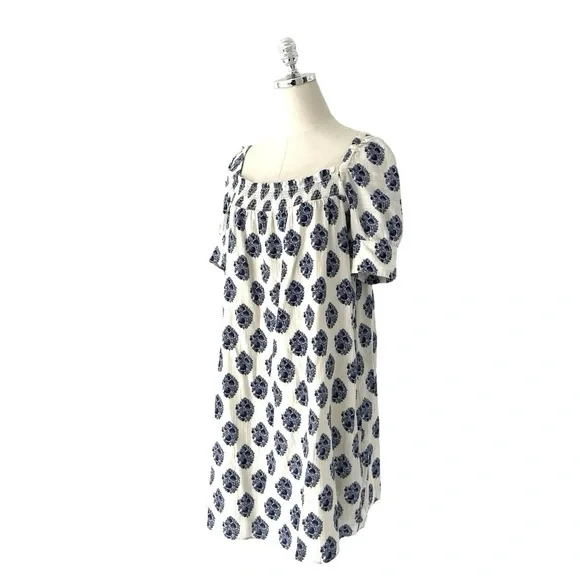 J Crew Smocked Mini Dress Size M - Picture 5 of 10